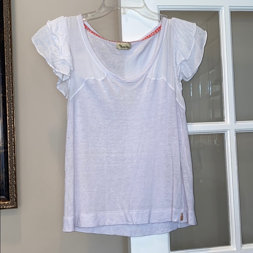 Maria Filo Flutter Sleeve Tee